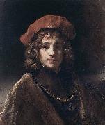 Rembrandt Peale Portrait of Titus oil painting on canvas